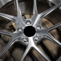 Jantes forgées brossées 18 19 20 21 22 5x120 5x114.3 Concaves profondes Monobloc en alliage Convient pour Audi BMW M3 M4 Tesla Mustang