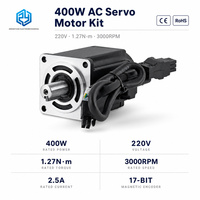 Moteur servo AC ZHENGYUAN 400W CE 220V 3000 tr/min monophasé avec driver, haute précision pour l'automatisation industrielle