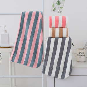 Gorro de secado de cabello Jin Ao de 25x68 cm, de coral polar absorbente, de secado rápido, con capucha, para mujeres y hombres - Product Image 3