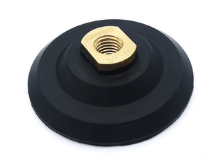 Резиновая опорная пластина с резьбой M14 или 5/8-11 для абразивных кругов на липучке, OEM/OBM от производителя - Product Image 2