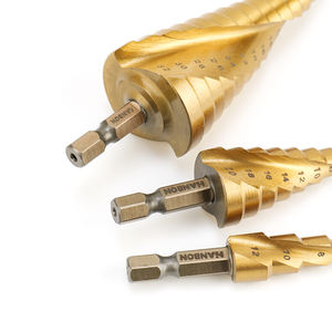 공장 핫 세일 의해 공급 3PC 세트 고품질 HHS 티타늄 코팅 단계 드릴 비트 - Product Image 2