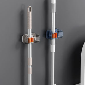2024 support de rangement mural pour salle de bain et <span class=keywords><strong>cuisine</strong></span> nouveau <span class=keywords><strong>balai</strong></span> et vadrouille en plastique coloré - Product Image 3