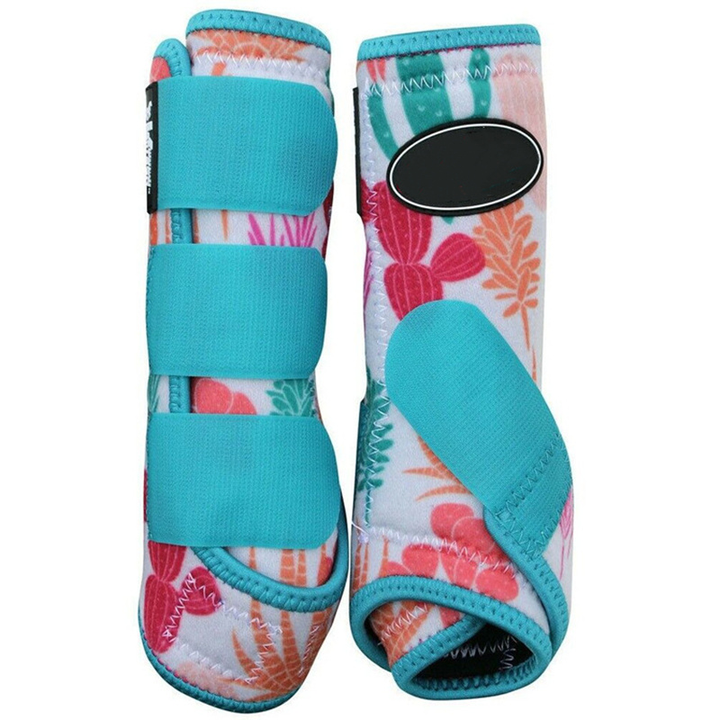 Riding Girls Print Pattern Horse Medicine Boots Horse Sport Boots ...