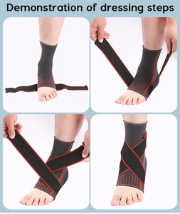 Attelle de cheville respirante en tissu pour la course, la marche, la <span class=keywords><strong>boxe</strong></span>, le fitness, la sécurité, le football et le soutien des ligaments – Vente en gros - Product Image 4