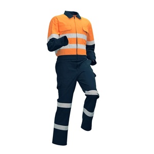 Customized Long Sleeve Breathable Summer Safety Vest 100% Polyester <b>Construction</b> Hi Vis <b>Work</b> <b>Clothes</b> with Customized Logo - Product Image 3