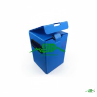 Boîte à bulletins pliable en plastique PP de taille personnalisée avec design recyclable, caractéristiques imperméables et antistatiques, impression UV OEM/ODM