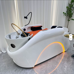 Lit de lavage automatique pour spa capillaire avec massage relaxant, circulation d'eau, chauffage, pompe et lavabo - Product Image 4