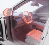 Maßgefertigte Flexible Silikon-Gummi-Heizmatte Silikon-Heizdecke Silikon-Heizmatte für Wärmeelemente in Autositzen