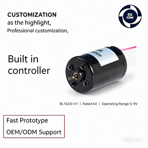 Motor de CC en Miniatura BL1625I-V1 de 6V, Rango de Funcionamiento de 5-9V, Motor de Alta Velocidad de 6175 <span class=keywords><strong>R</strong></span>/min para Piezas Automotrices y Equipos Industriales - Product Image 1