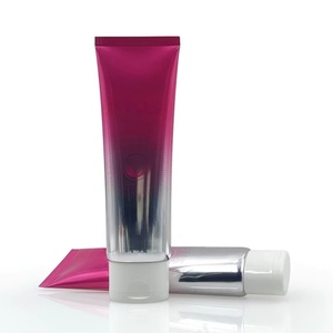 Customized Design Soft <b>Plastic</b> PE Sunscreen <b>Tube</b> Cosmetic Oval Flat <b>Tube</b> for Makeup Packaging - Product Image 6