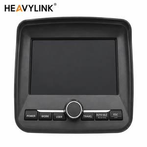HEAVYLINK Excavator Monitor 21Q6-30500 21Q6-55500 21Q6-33402 <b>Black</b> <b>Touch</b> Screen Control Panel - Product Image 4