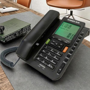 Vorwahl Wählen Zurück Anzeigen NEUER Total-Eingangs anrufe Filter Lokaler Code DTMF/FSK-kompatibles kabel gebundenes Telefon - Product Image 2