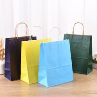 Sac shopping en papier kraft blanc Zara SZCX avec poignée noire et logo personnalisé pour chaussures