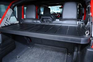 Porte-bagages intérieur léger, robuste et facile à installer sur la zone de chargement arrière pour Jeep Wrangler - Product Image 5