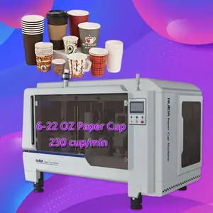Новый дизайн 6-22 унции высокоскоростная 250 pcs/min бумажная чашка кофе формовочная машина