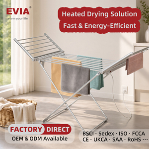 EVIA EV-230 Sèche-<span class=keywords><strong>Linge</strong></span> Portable Électrique, Séchoir Pliable et Chauffant - Product Image 1