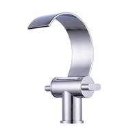 Mitigeur de lavabo chaud et froid à un trou moderne Robinet mélangeur créatif pour lavabo de salle de bains Robinet mitigeur en céramique