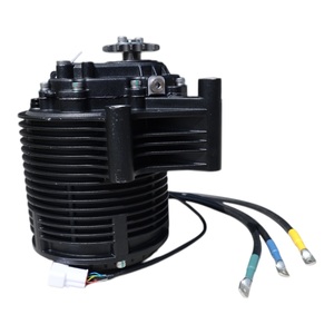 มอเตอร์แม่เหล็กไฟฟ้าแบบอินไลน์ DKYS รุ่น 130-65H แบบลวดแบน 3 ขา 72V 3KW สำหรับยานยนต์ รุ่น DK130 65H 3000W-A Outlet-Z High Po - Product Image 5