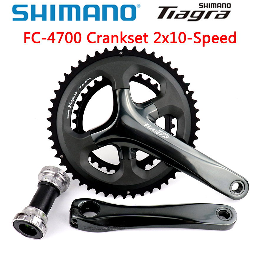 Shimano FC 4700 Crankset - 2x10-Speed Hollowtech II