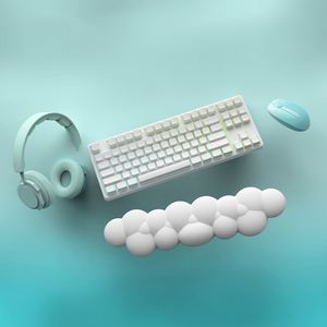 Soporte de Mano para Teclado Cotton Candy Cloud, Soporte de Muñeca para Teclado, Almohadilla de Cuero para Teclado Mecánico, Soporte de Mano Elástico Suave 87 - Product Image 3