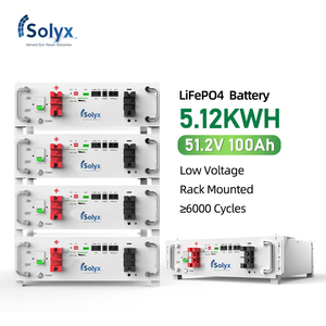<span class=keywords><strong>Batterie</strong></span> <span class=keywords><strong>solaire</strong></span> LiFePO4 5,12 KWH BMS 48V 51,2V 100Ah avec cellule de marque supérieure de qualité A SOLYX 5KWH 10KWH 15KWH à vendre en gros - Product Image 1