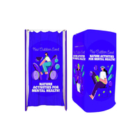 Vestiaire portable en tissu pliant avec rideaux Design moderne pour les magasins de détail et les magasins de vêtements