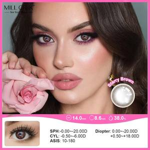 Lentilles de contact colorées coréennes pour hypermétropie, correction personnalisée de l'astigmatisme, vente en gros - Product Image 2