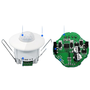 Sensor de <span class=keywords><strong>Movimiento</strong></span> PIR <span class=keywords><strong>Empotrable</strong></span> en <span class=keywords><strong>Techo</strong></span>, Mini, 360 Grados, DC9V-24V, RS485, IQ-SM16, OEM/ODM Disponible - Product Image 3