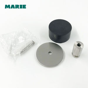 Support de porte <span class=keywords><strong>magnétique</strong></span>, <span class=keywords><strong>butée</strong></span> de porte, robuste, monté au sol, en acier inoxydable 304, solide - Product Image 4