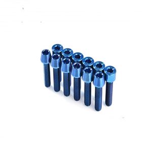 Tornillo de Cabeza Hexagonal de Acero Inoxidable Anodizado Azul, Certificado ISO 9001, Componentes Automotrices y Electrónicos - Product Image 4