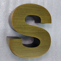 Letrero con Logotipo Cortado con Láser 3D Personalizado, Letras Metálicas Resistentes a la Intemperie para Exteriores, para Rótulos con Nombre de Empresa