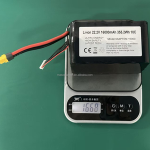 Batterie lithium-ion cylindrique durable 22,2 V 16 Ah 10C, pack de batteries 16 000 mAh haute capacité pour drone agricole industriel MASON, 800 cycles - Product Image 5