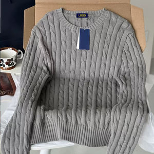 Nuovo Maglione in <span class=keywords><strong>Maglia</strong></span> Slim-fit Casual Personalizzato con Logo 2025 da <span class=keywords><strong>Uomo</strong></span> Stile "Old Money" in <span class=keywords><strong>Lana</strong></span> Vintage Classico Jumper <span class=keywords><strong>Uomo</strong></span> RL - Product Image 6