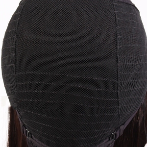 Cao Cấp Thanh Lịch Phụ Nữ Tự Nhiên Bob Tóc Giả Tóc Con Người Rượu Vang Đỏ Ánh Sáng Màu Nâu Hình Ảnh Chiều Dài Làm Bằng Tay Tóc Giả Cho Phụ Nữ - Product Image 6