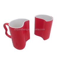 En gros porcelaine valentine magique tasse cadeaux couleur changeante tasse