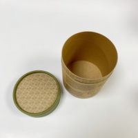 Boîte ronde en papier kraft cylindrique bon marché OEM personnalisée avec impression couleur en gros pour parfum, chocolat, rouge à lèvres, sel de mer, shilajit