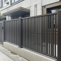 Rampe en composite écologique, résistante aux intempéries, pour clôture de terrasse de villa, disponible en longueurs personnalisables