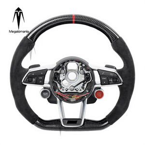 Volante Completo in Fibra di Carbonio Nuovo per Audi TT R8 A3 A4 B9 A5 RS3 RS4 RS5 S3 S4 S5 A6 <span class=keywords><strong>A7</strong></span> A8 Q3 Q5 Q7 Q8 RS6 Upgrade Sportivo - Product Image 1