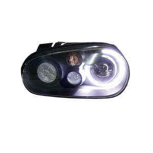 Fari a LED completi personalizzati per Volkswagen <span class=keywords><strong>Golf4</strong></span> 2002-2008 lampade anteriori con obiettivo per proiettore Bi-xeno con DRL - Product Image 4