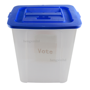 Urne en plastique transparente à double verrouillage 86L pour les élections métropolitaines - Product Image 4