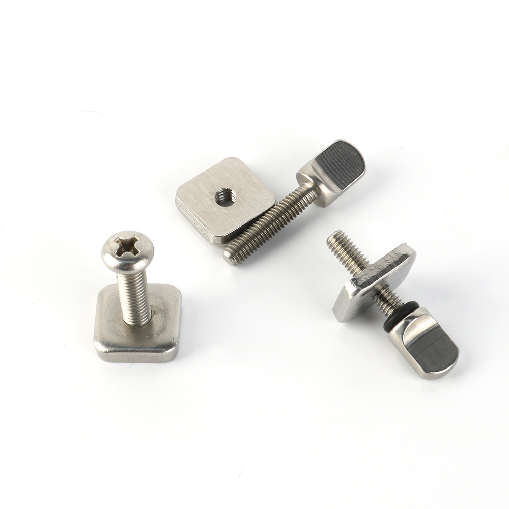 Kit Viti per Pinna per Tavola Surf 5 Pezzi - Accessorio per Tavola Paddle in Acciaio Inossidabile 316