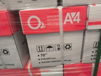 Papier de copie QIYIN O2 A4, 500 feuilles par rame, surface lisse, impression recto-verso, prêt à l'exportation en conteneur