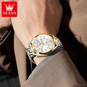 3666 Wholesale Design Brand Oem Custom logo Business <b>Watch</b> <b>Arabic</b> Numerals Stainless Steel Man Quartz Wristwatch - Product Image 4