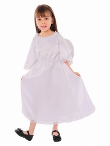 Fancy Fancy girl Performance di scena vestiti di Halloween per bambini vestito bianco con ala Cosplay costumi da angelo per bambini - Product Image 2