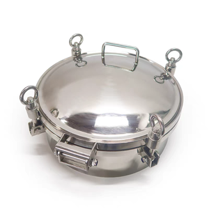 스테인레스 스틸 단조 위생 육각 압력 맨홀 커버 탱크 맨웨이 식품 학년 3 바 JIEXIN 브랜드 1pc 최소 주문 - Product Image 2