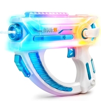 Jouets d'extérieur pour enfants YT, pistolet à eau électrique futuriste arc-en-ciel en forme d'ananas, pistolet à eau coloré pour enfants avec lumière