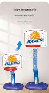 <span class=keywords><strong>Panier</strong></span> <span class=keywords><strong>de</strong></span> <span class=keywords><strong>basket</strong></span>-ball <span class=keywords><strong>de</strong></span> <span class=keywords><strong>piscine</strong></span> intérieur/extérieur support <span class=keywords><strong>de</strong></span> <span class=keywords><strong>basket</strong></span>-ball pour enfants jouet d'entraînement <span class=keywords><strong>de</strong></span> maternelle réglable en hauteur - Product Image 2