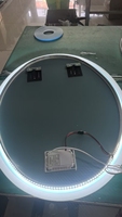 Miroir de salle de bain LED sans cadre, rétroéclairé, anti-buée, tactile intelligent, moderne, personnalisé, pour salon, couloir, cuisine, salle à manger