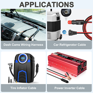 สายต่อขั้วต่อ SAE แบบกำหนดเอง ขนาด 16 AWG 2 ขา SAE ต่อ SAE พร้อมฝาครอบกันฝุ่น - Product Image 5