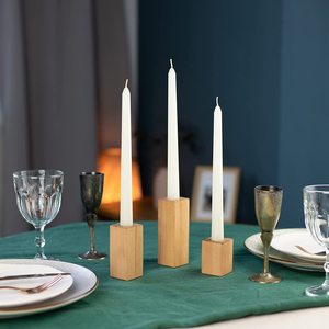 Unscented Hand-Dipped Tapered <strong>Candle</strong> Sticks <strong>Long</strong> <strong>Burning</strong> Perfect for Home Interior - Product Image 3